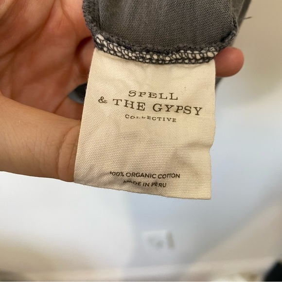 Spell Midnight Rider Graphic Tee T-Shirt 100% Pima Cotton Grey Gray Small - Picture 4 of 6